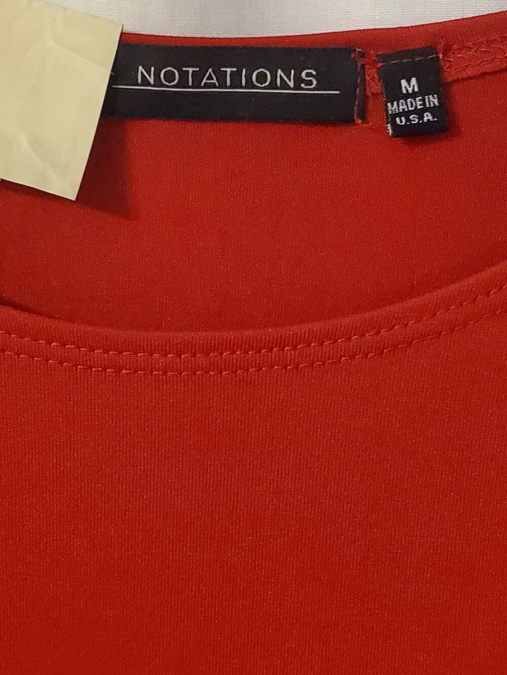 Notations brand women's top  Red Size: M